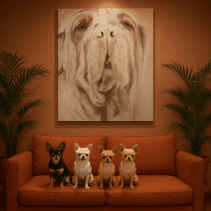 Mastino Napolitano schilderij