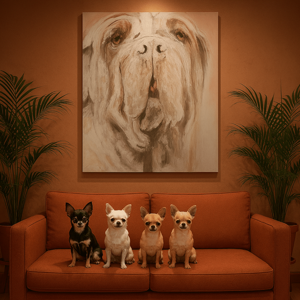 Mastino Napolitano schilderij