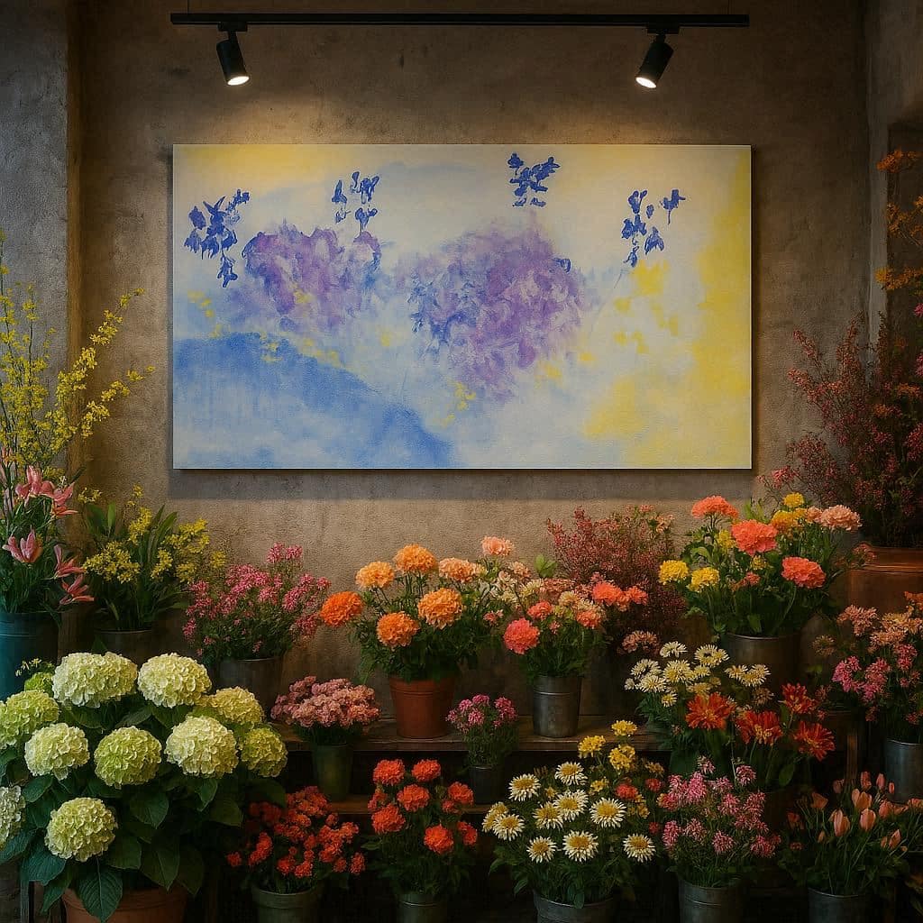 hortensia schilderij