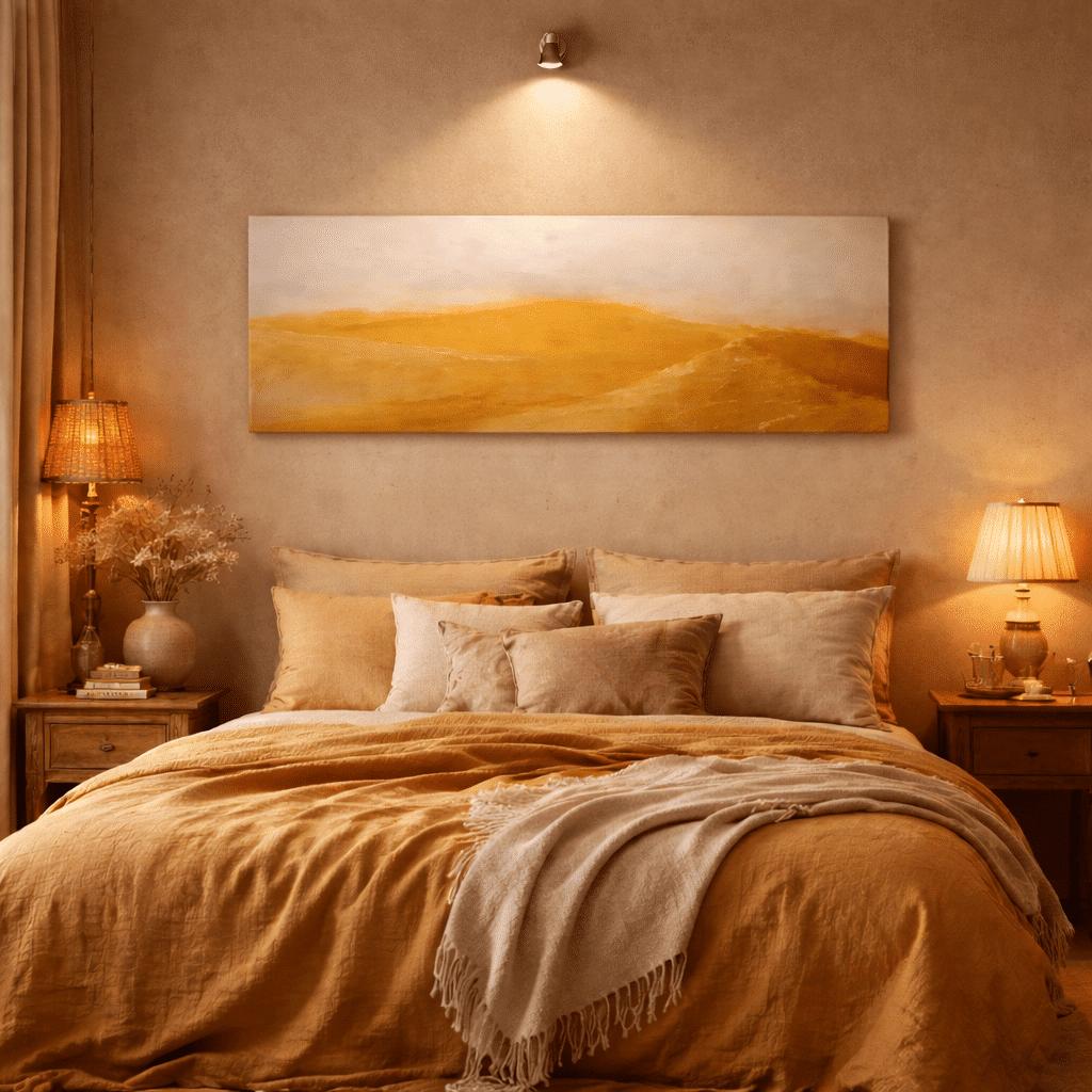 Sahara landschap schilderij