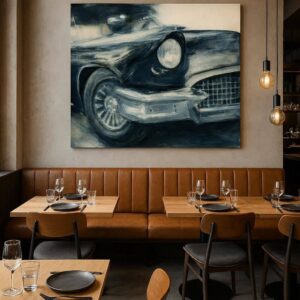 Ford Thunderbird schilderij